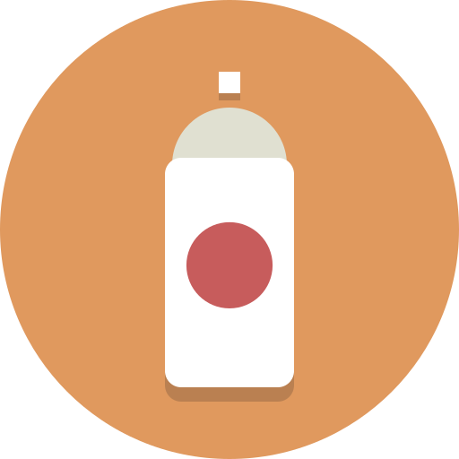 Spraypaint, paint, spray can icon